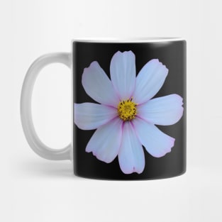 White Cosmo Flower Mug